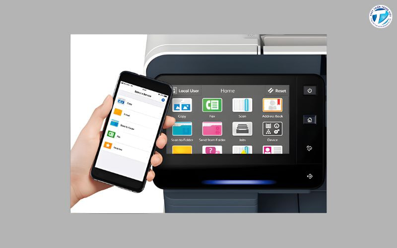 Giao diện của máy in Fujifilm thân thiện 